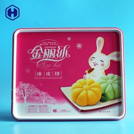 PP Plastik IML Box L25.7 * W21.3 * H6.9 480g Kue Kemasan Buah Kering
