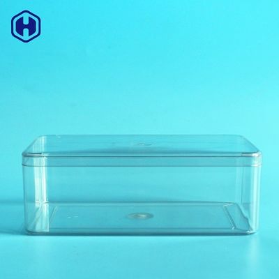 Kotak Kemasan PET Persegi yang Dapat Didaur Ulang Dengan Tutup Bebas Tumpahan BPA