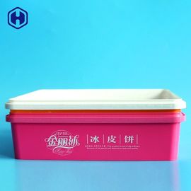 87oz IML Box Moon Cake Plastik PP Food Container Kemasan Kedap Udara Persegi