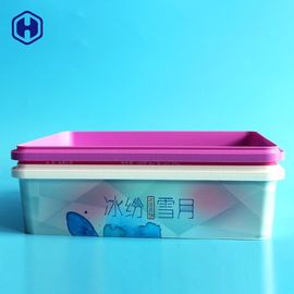 Stackable IML Kuat Makanan Snack Kemasan Plastik PP Microwave Aman