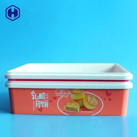 Square Stackable IML Box Plastik PP Container Soft Moon Cake Packaging