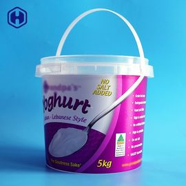 Yogurt Ramah Lingkungan IML Bucket 5000 ML Kustomisasi Pelabelan