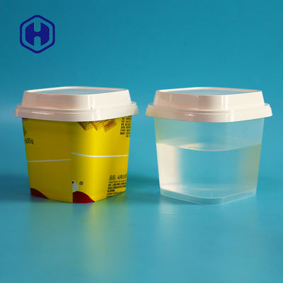 Forzen Yogurt PP IML Disposable Package Cup Bowl With Lids