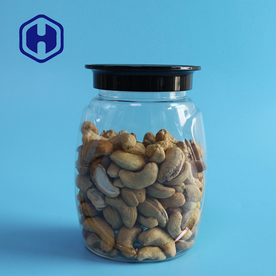 Toples Plastik PET Kosong Ketat Udara Untuk Gula Garam Khusus Tinggi 400ml 120mm