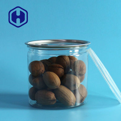 21.6oz 640ml Cotton Candy Kaleng Plastik Bening Dengan Ujung Terbuka Mudah