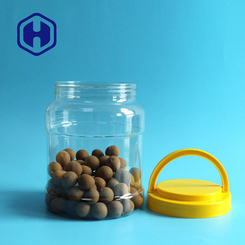 Permen Acar Mulut Lebar Stoples Plastik Besar Dengan Tutup 80.5oz Bpa Free Food Grade