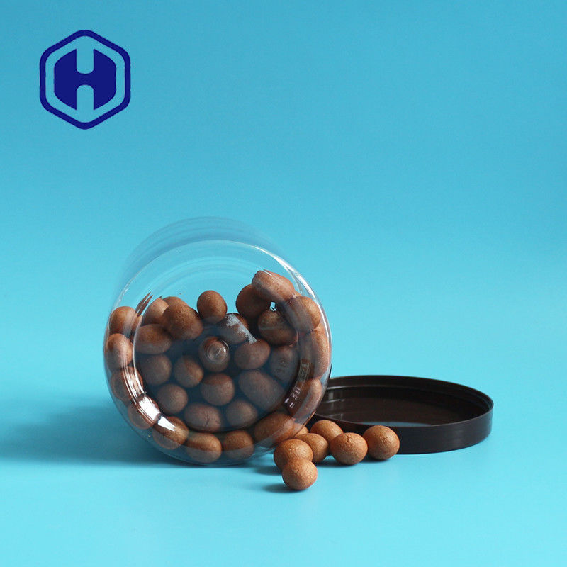 710ml 24oz Leak Proof Plastic Packaging Jar Wide Mouth Peanuts Popcorn Food Storage