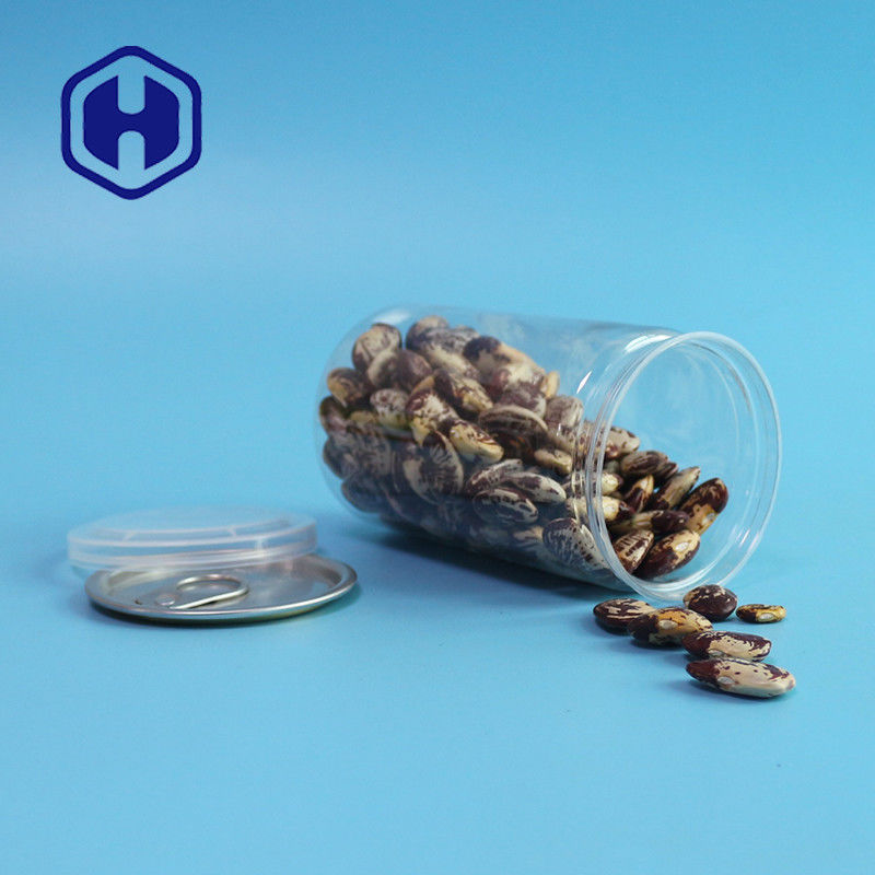 410ml 211 # Mudah Terbuka Kosong Plastik Pet Can Untuk Makanan Anti Bocor