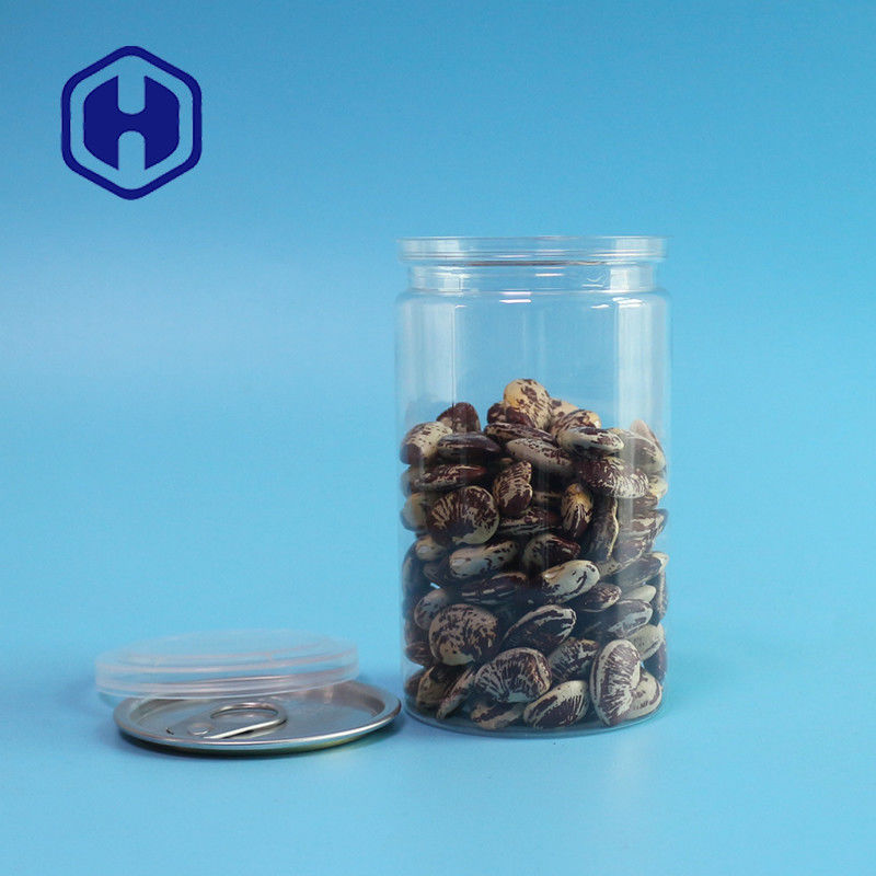 410ml 211 # Mudah Terbuka Kosong Plastik Pet Can Untuk Makanan Anti Bocor