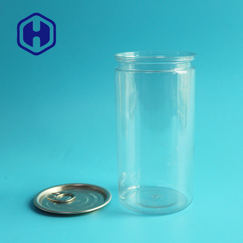 Bpa Free Empty 418ml PET Can Full Open End Slim Untuk Pengalengan Makanan