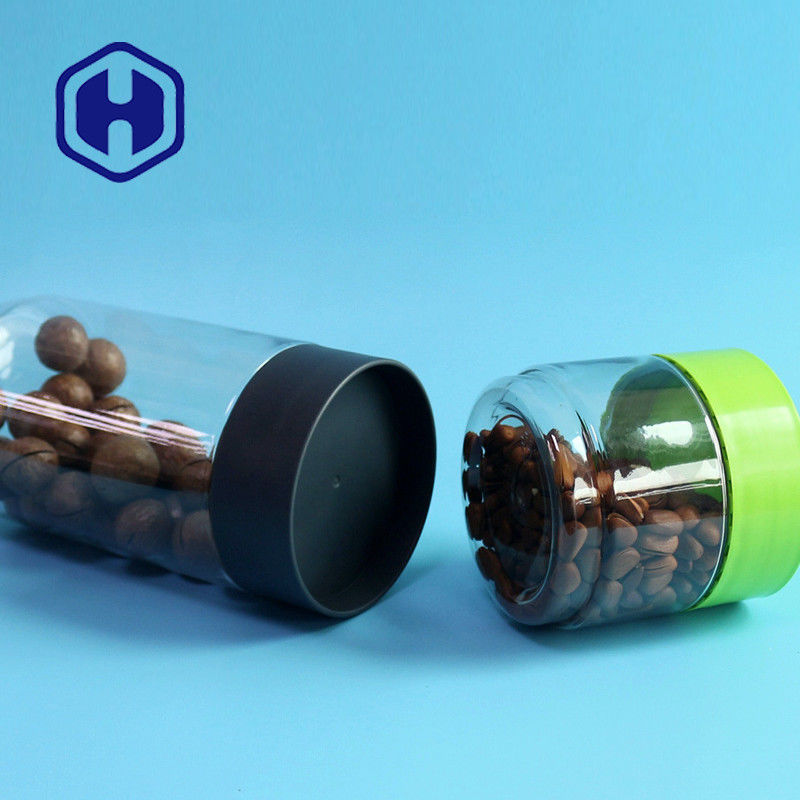 438ml 998ml Toples Plastik Bulat 168mm Tinggi Menyesuaikan Warna