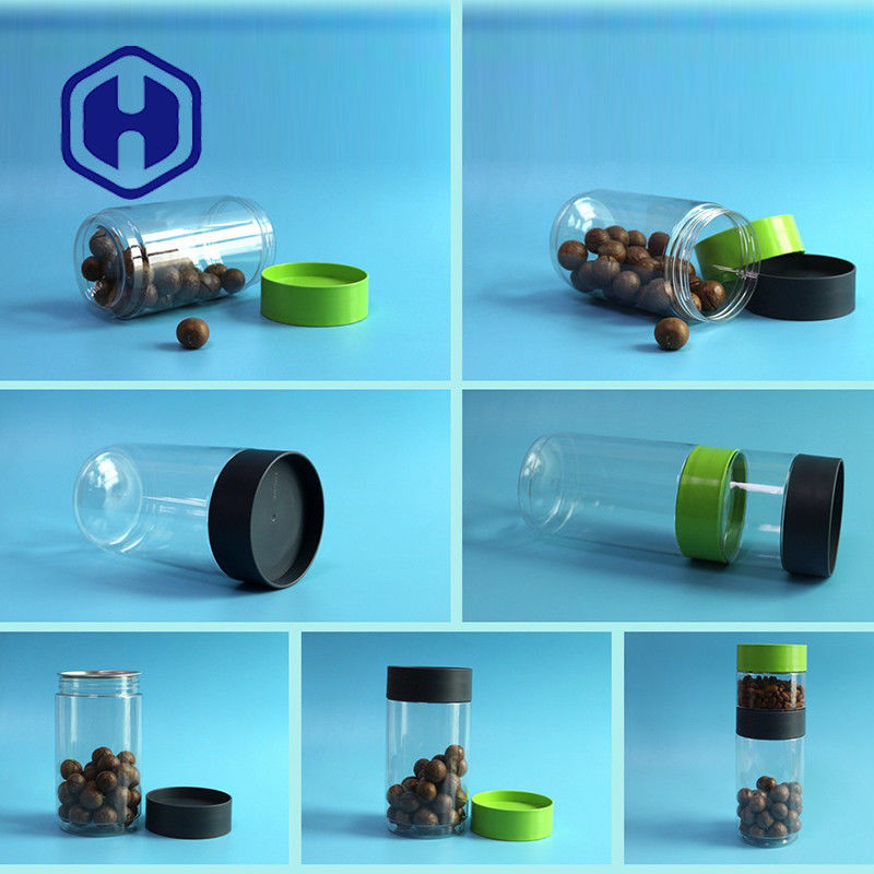 438ml 998ml Toples Plastik Bulat 168mm Tinggi Menyesuaikan Warna