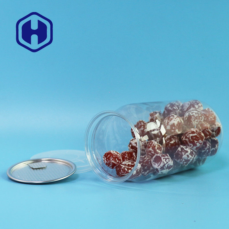 211 # 720ml Plastik PET Kedap Udara Dapat Membumbui Kemasan Dengan Tutup PE Ujung Terbuka yang Mudah