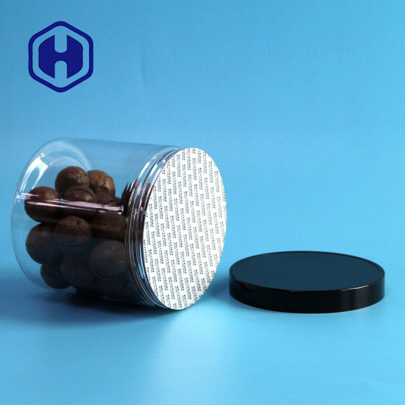 Mulut Lebar 309 # 740ml Makanan Kaleng Kaleng Plastik PET Dengan Tutup Sekrup Aluminium Eoe