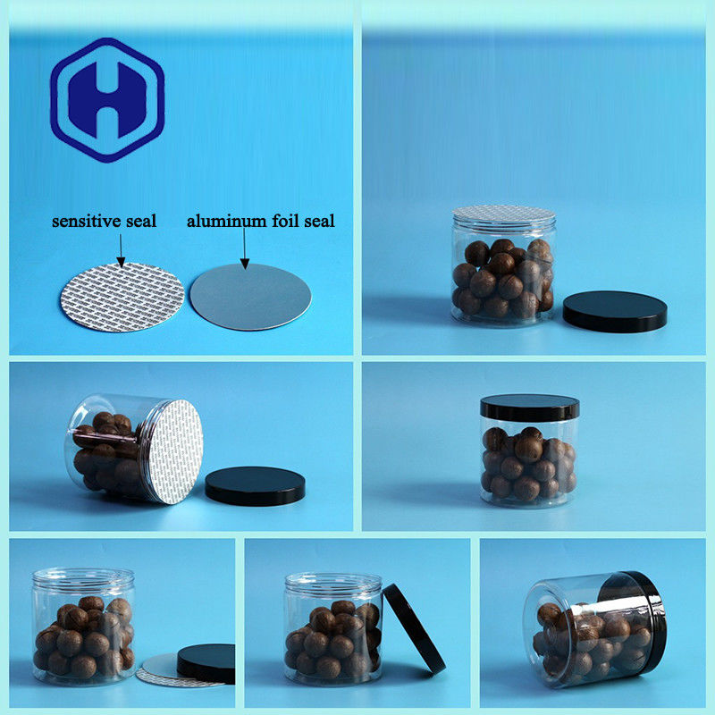 Mulut Lebar 309 # 740ml Makanan Kaleng Kaleng Plastik PET Dengan Tutup Sekrup Aluminium Eoe