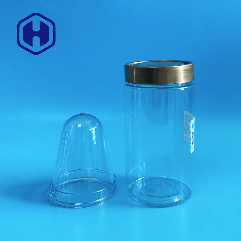 350ml Wide Mouth PET Jar Preform Neck 72mm 40g Custom Size Screw Cover
