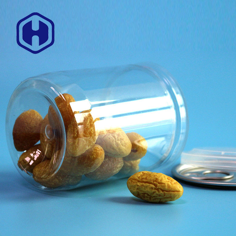 Kaleng PET kelas makanan dengan ujung terbuka yang mudah untuk kemasan minuman dan makanan