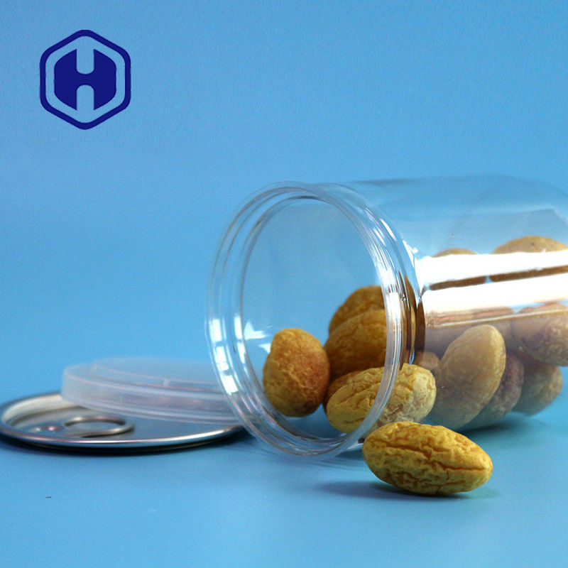 Kaleng PET kelas makanan dengan ujung terbuka yang mudah untuk kemasan minuman dan makanan