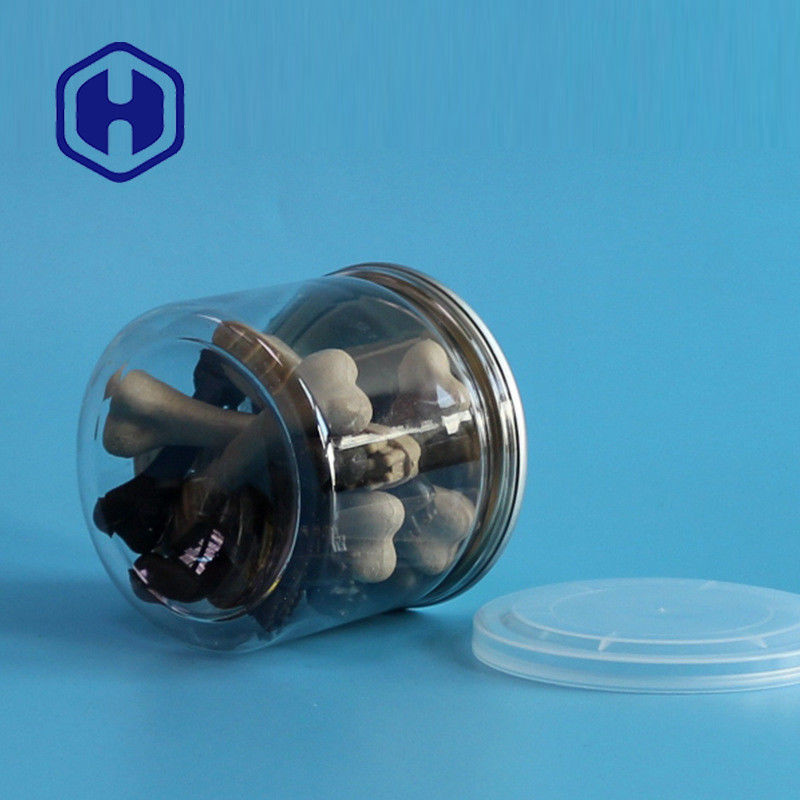 Plastik PET transparan bisa dengan ujung terbuka mudah untuk saus makanan kering dan rempah-rempah