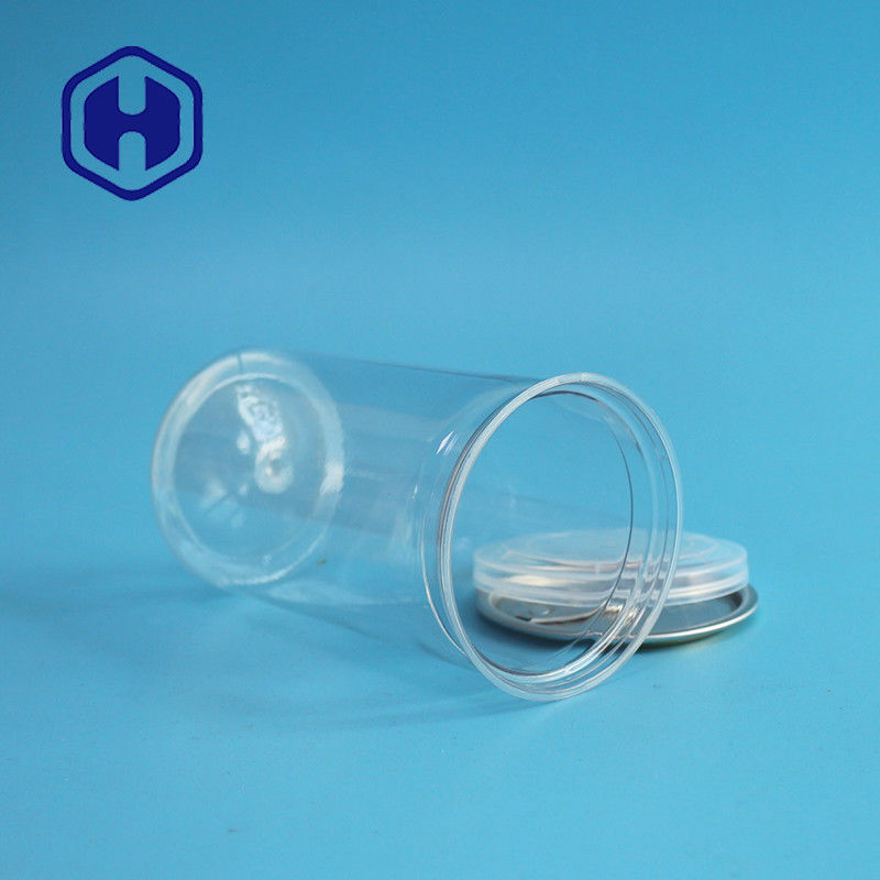 Makanan hewan peliharaan transparan dapat hewan peliharaan mudah terbuka Kaleng Plastik untuk penyimpanan makanan kering kaleng yang efisien