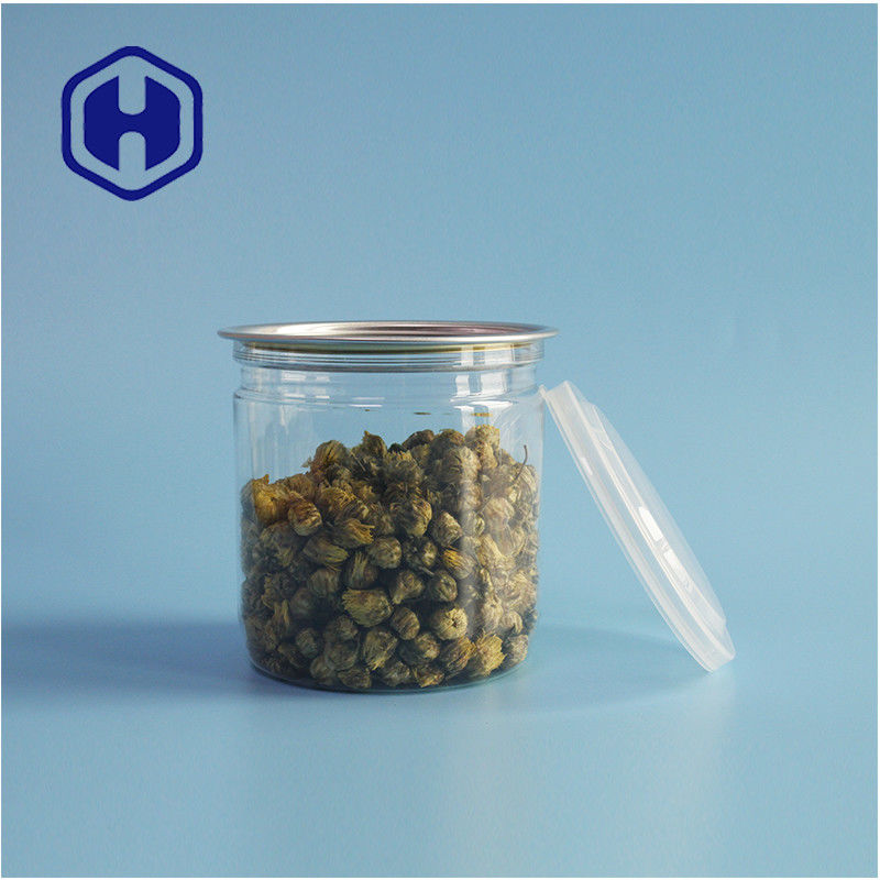 Pengemasan Supermarket Kapasitas plastik PET yang kedap udara dengan tutup mudah dibuka