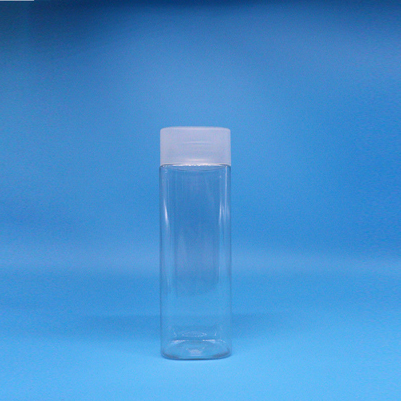 Snack Candy Clear Square Wide Mouth Food Grade PET Plastik Jar Screw Top Lids