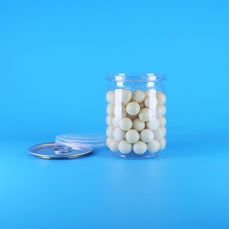 Mudah Buka Tutup Biologi Wild Jungle Nut Makanan kering Plastik transparan PET Kaleng popcorn