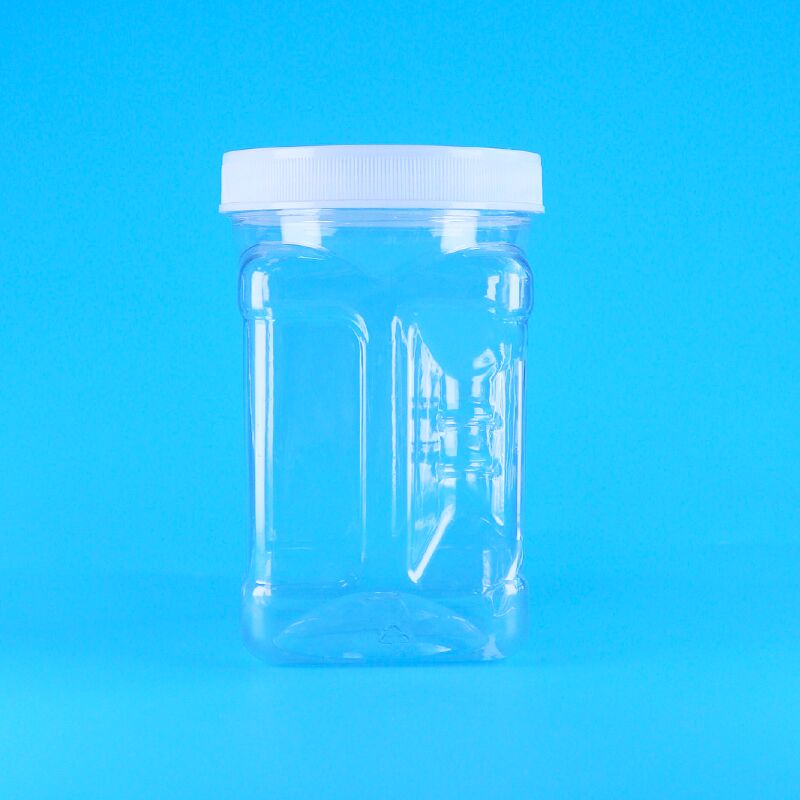 Emon Iris Cranberry Cookies Cumi Kering PET Tutup Plastik Bening Ulir Cengkeraman Stoples Food Grade