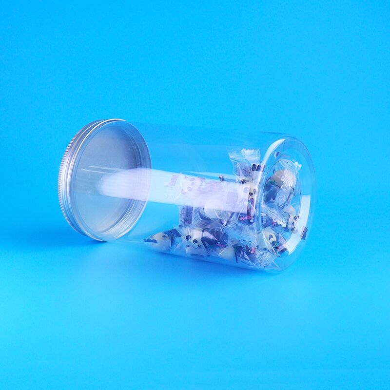 Kue Millet Cranberry Anti Bocor Kedap Udara Biji Melon Kupas Toples PET Bulat Tutup Ulir