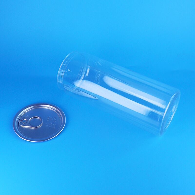 BPA Bebas PET Beverage Can dengan Tutup Mudah Terbuka dan Kapasitas 520ml untuk Minuman dan Soda