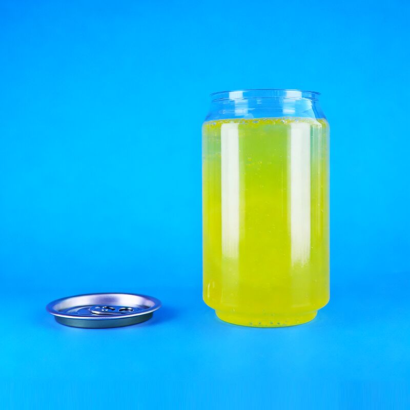 330ml Easy Open Lid PET Plastic Can - Food Grade Packaging Jar untuk Baking dan Snacks