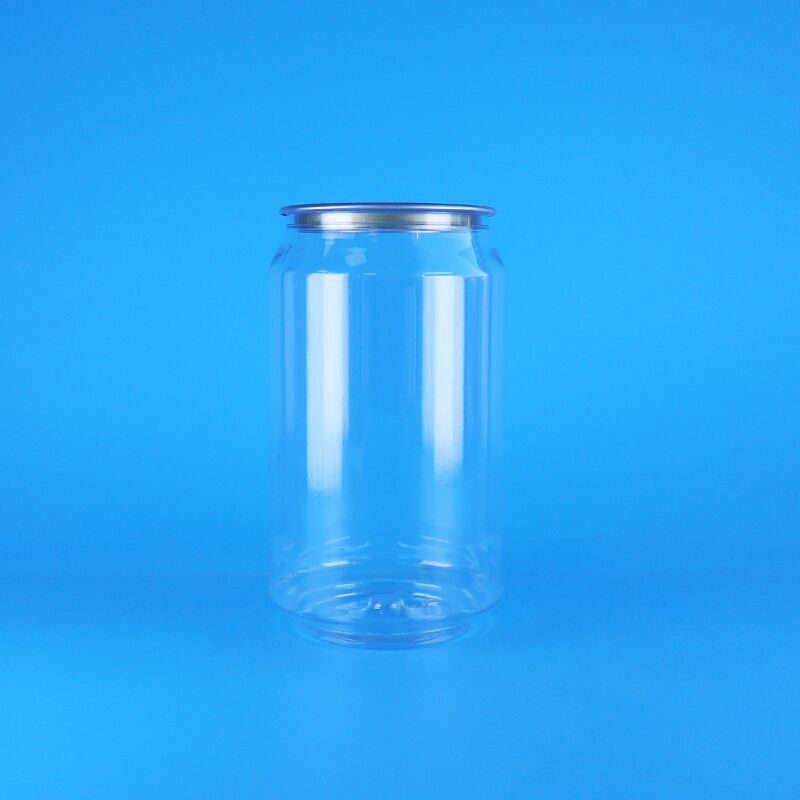 330ml Easy Open Lid PET Plastic Can - Food Grade Packaging Jar untuk Baking dan Snacks