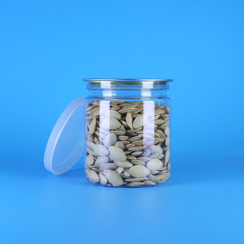 Airtight 250ml PET Mudah Buka Tutup Plastik Peaches Can Ham Peas Food Packaging Solutions