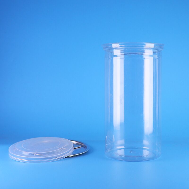 700ml Jar PET anti bocor untuk penyimpanan makanan bayi dan popcorn