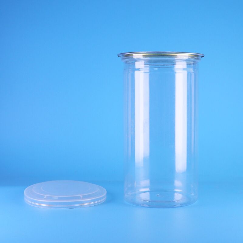 700ml Jar PET anti bocor untuk penyimpanan makanan bayi dan popcorn