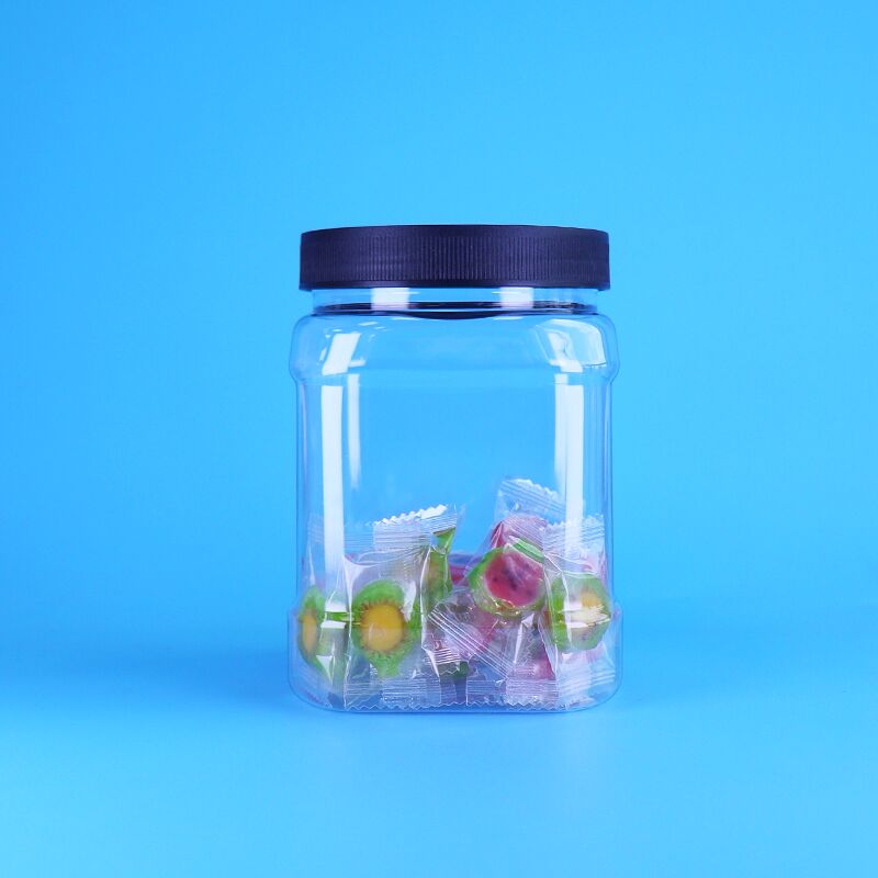 Toples PET Bebas BPA Desain Kustom Anti Bocor untuk Penyimpanan Makanan dan Kemasan Plastik