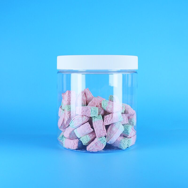PET bening botol plastik makanan aman untuk permen Permen sereal cokelat kemasan yang dapat diandalkan