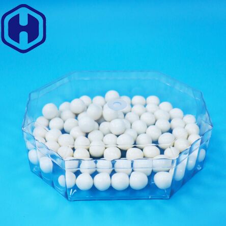 Kotak Kemasan Segi Delapan Plastik PET Permen Buah Kering Kacang Kue Kuki Food Grade