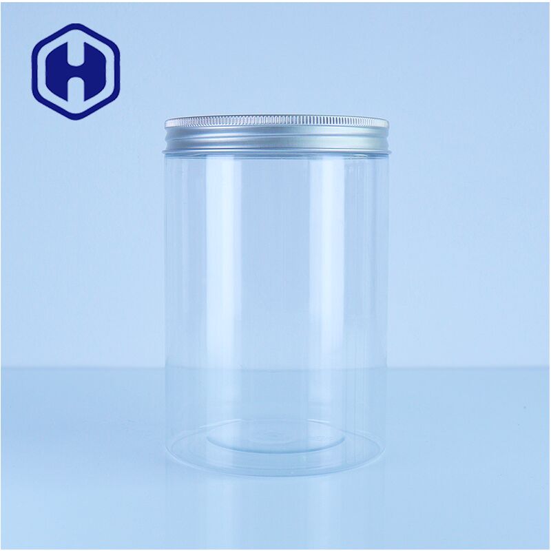 Penyimpanan Makanan Jar Proof tumpahan Kontainer transparan Untuk Bubuk Rempah-rempah Biji-bijian Makanan ringan Pengemasan