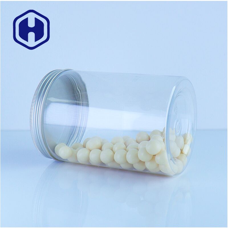 Penyimpanan Makanan Jar Proof tumpahan Kontainer transparan Untuk Bubuk Rempah-rempah Biji-bijian Makanan ringan Pengemasan