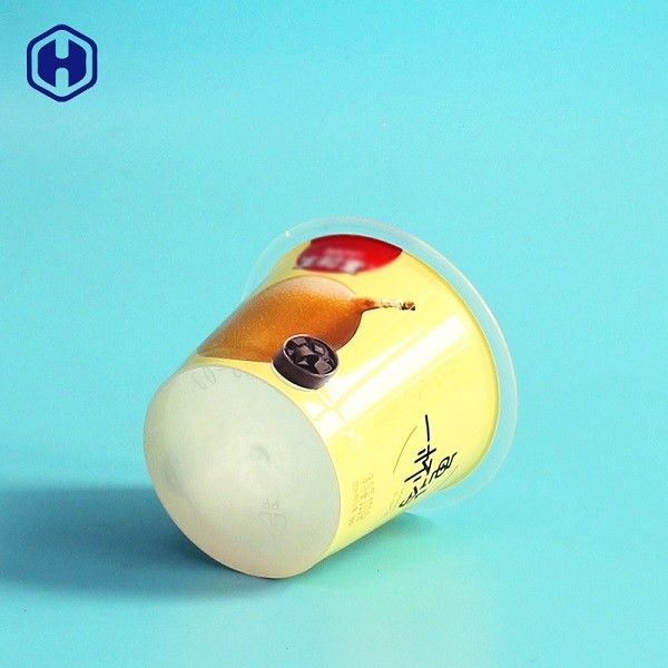 Jus Buah IML Cup Foil Top Liquid Leak Proof Colorful Yogurt Kosong
