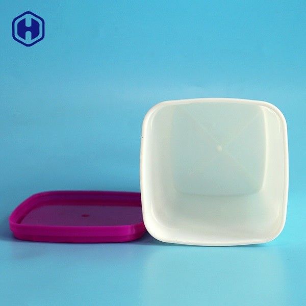 23oz Wadah Plastik IML Dengan Logo Pencetakan Tutup Berwarna