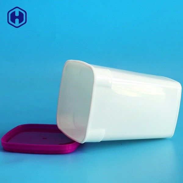 23oz Wadah Plastik IML Dengan Logo Pencetakan Tutup Berwarna