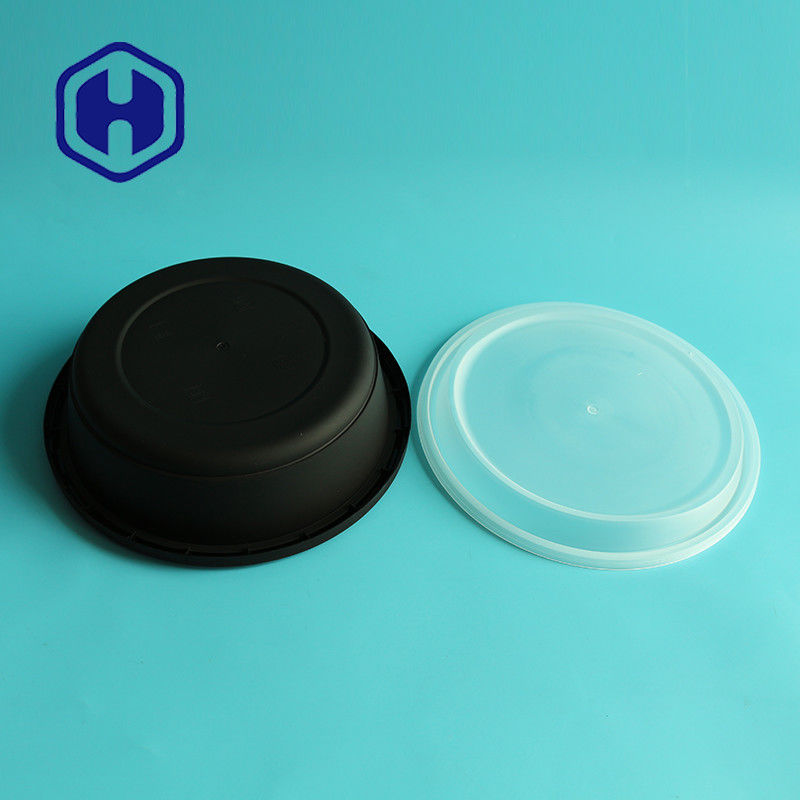 Tugas Berat Mangkuk Makan Siang Plastik Makanan Panas Dingin Kedap Udara 37oz Take Out Meal Prep Container