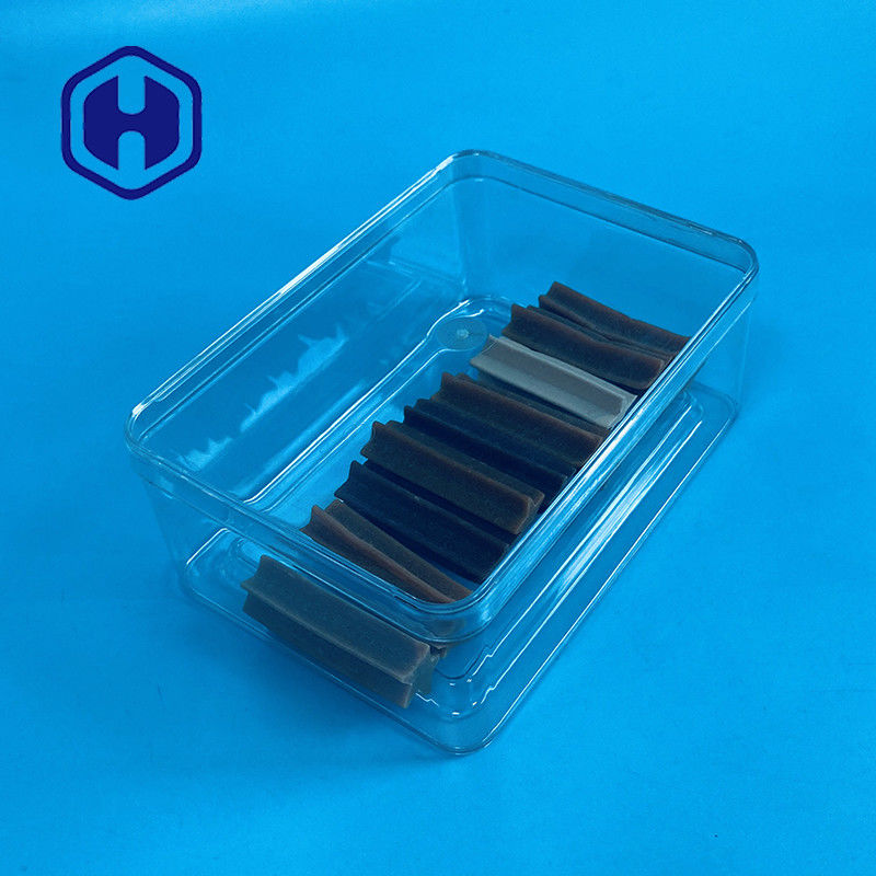 Fresh Bread Pastry 560ml Kotak Kemasan PET Stackable Untuk Bakery Bakeshop