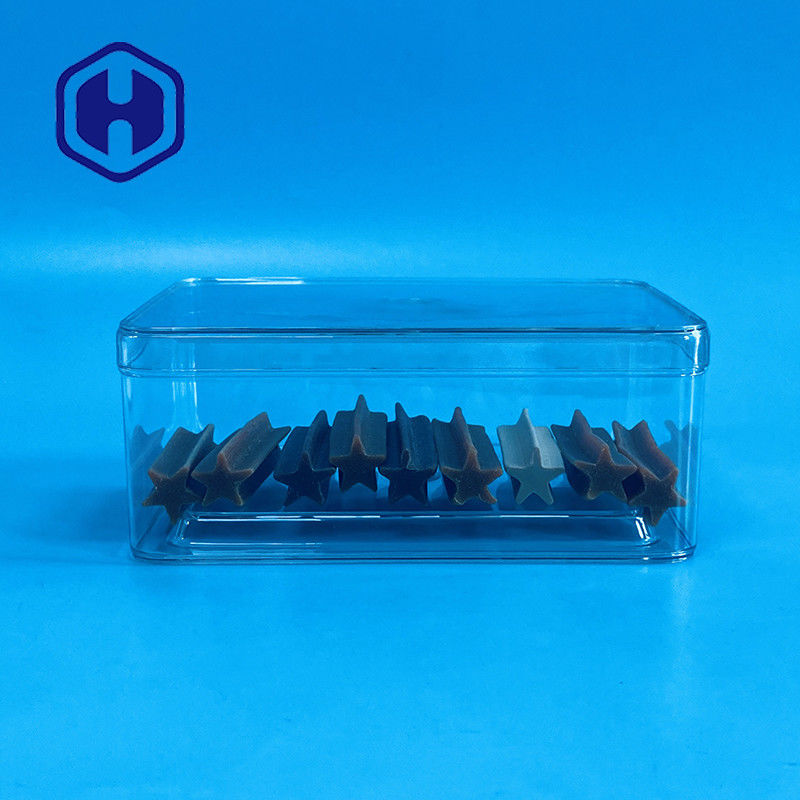 Fresh Bread Pastry 560ml Kotak Kemasan PET Stackable Untuk Bakery Bakeshop