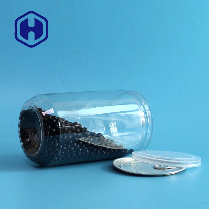 30.7oz 900ml Kaleng Plastik Bening Lurus 307# Kacang Mentah Organik Kacang Popcorn