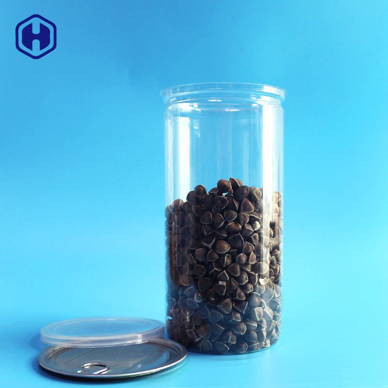 Tutup Aluminium Kaleng Plastik Bening Panjang Tinggi 1380ml 401 # Kemasan Pop Corn