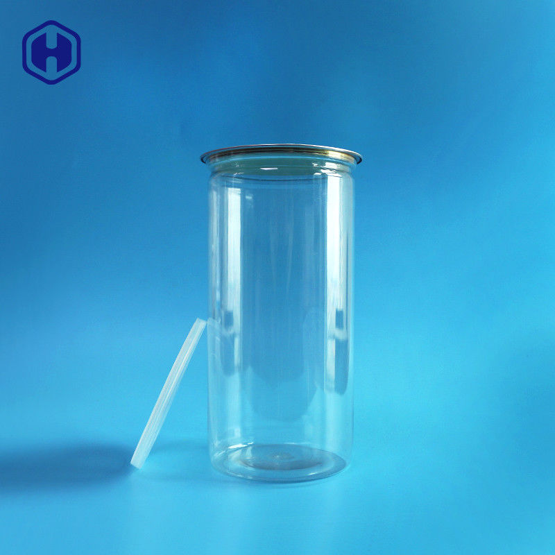 Tutup Aluminium Kaleng Plastik Bening Panjang Tinggi 1380ml 401 # Kemasan Pop Corn