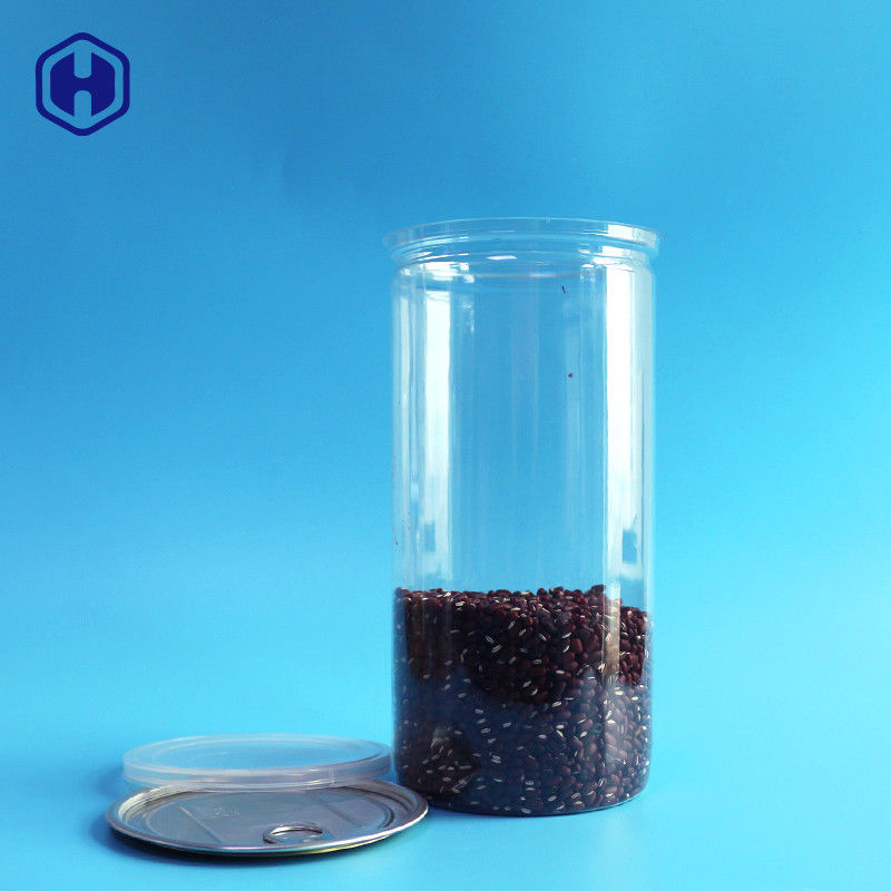 Tutup Aluminium Kaleng Plastik Bening Panjang Tinggi 1380ml 401 # Kemasan Pop Corn